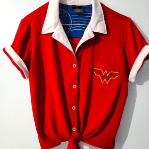 DCC Bombshells WonderWoman Top. Size XL